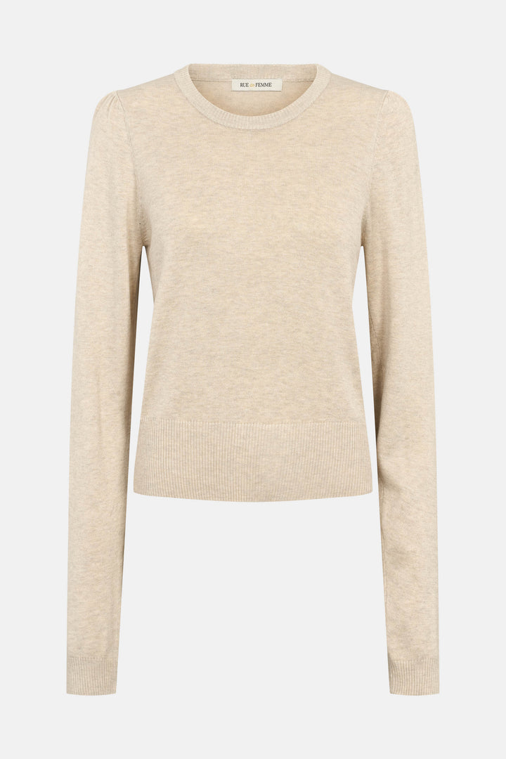 Rue de Femme RDFSorrel LS strik KNITWEAR Sand