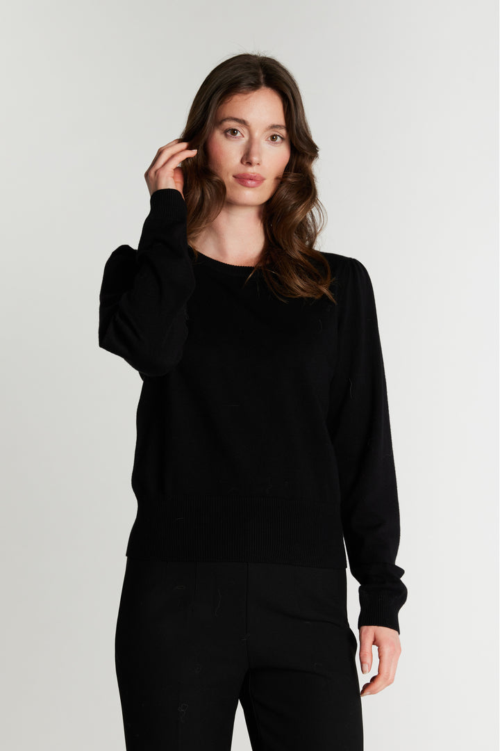 Rue de Femme RDFSorrel LS strik KNITWEAR Sort
