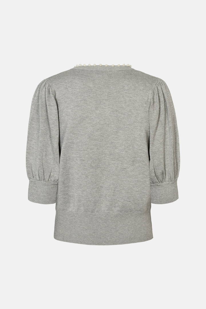 Rue de Femme RDFSorrel jewel strik KNITWEAR 16 Light grey melange