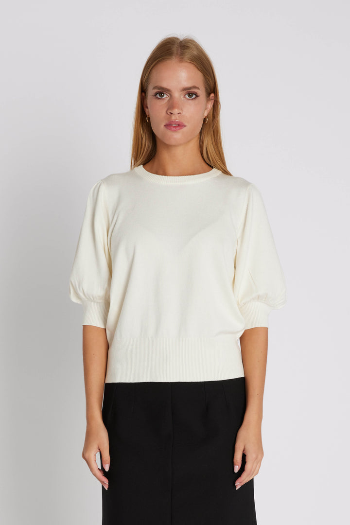 Rue de Femme RDFSorrel strik KNITWEAR 01 White