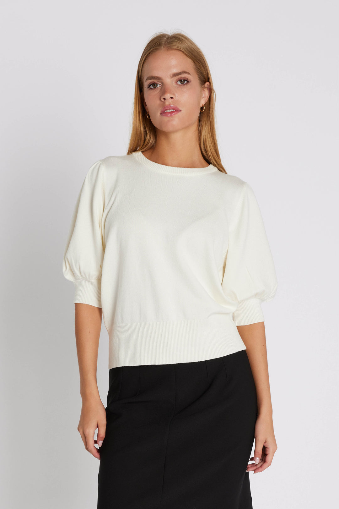 Rue de Femme RDFSorrel strik KNITWEAR, LIGHT 01 White