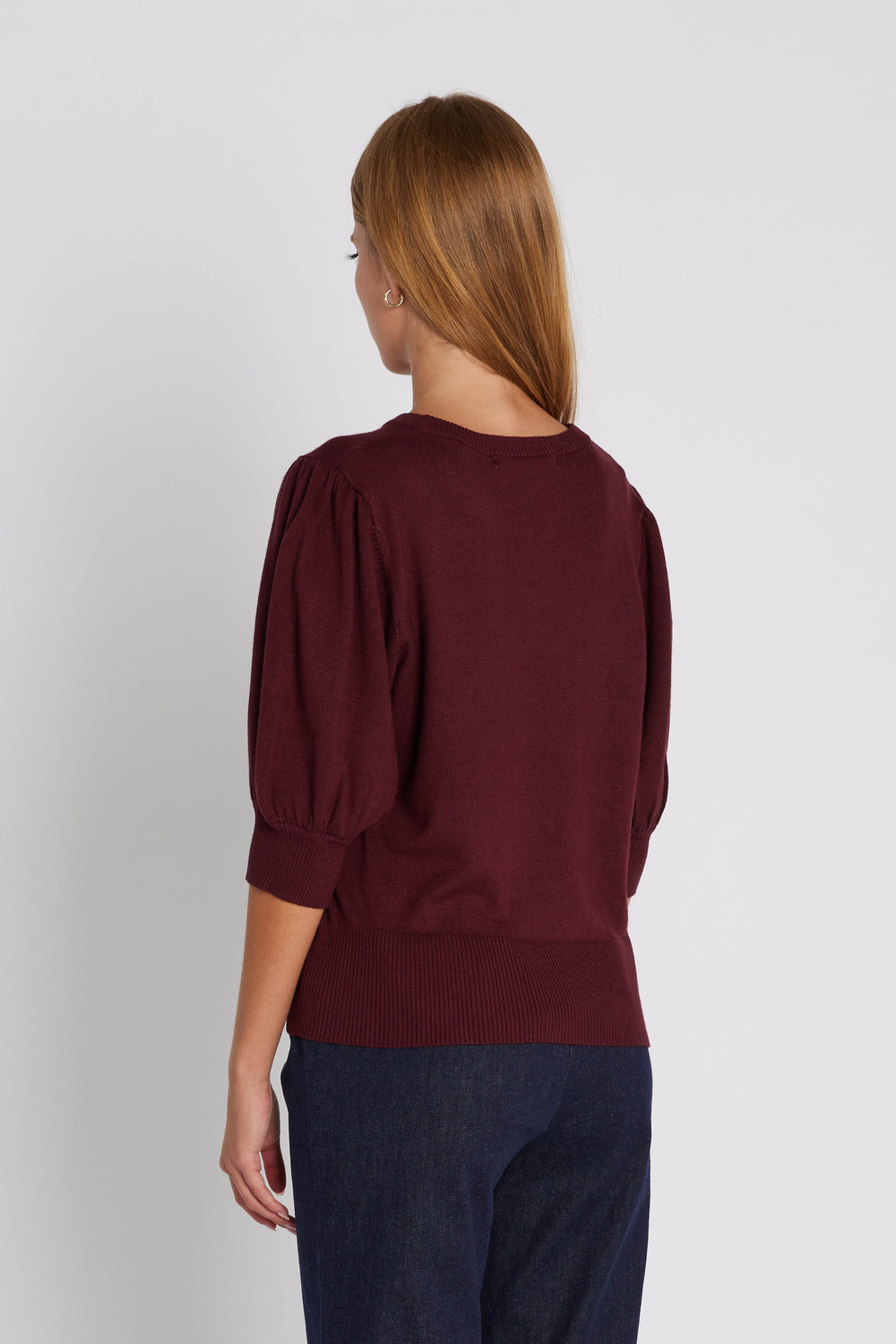 Rue de Femme RDFSorrel strik KNITWEAR, LIGHT 306 Wine