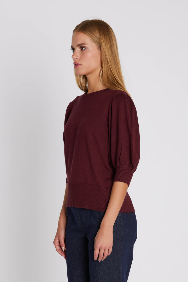 Rue de Femme RDFSorrel strik KNITWEAR, LIGHT 306 Wine