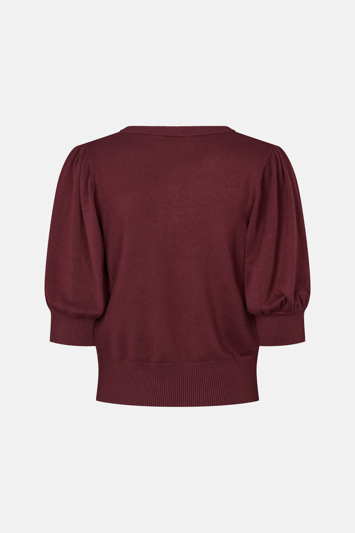 Rue de Femme RDFSorrel strik KNITWEAR, LIGHT 306 Wine