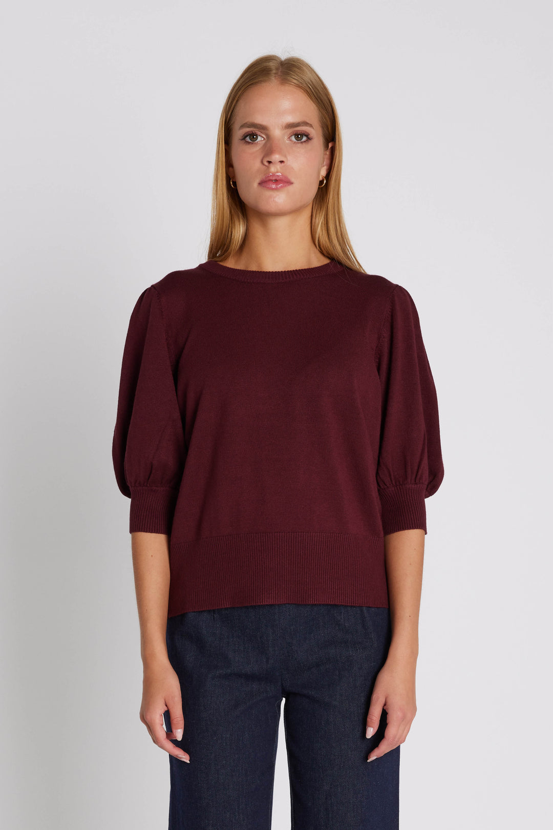 Rue de Femme RDFSorrel strik KNITWEAR, LIGHT 306 Wine