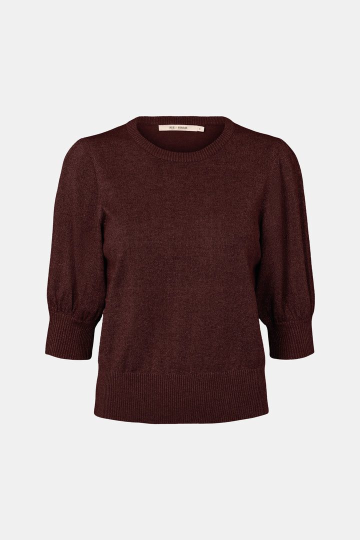 Rue de Femme RDFSorrel strik KNITWEAR, LIGHT 306 Wine