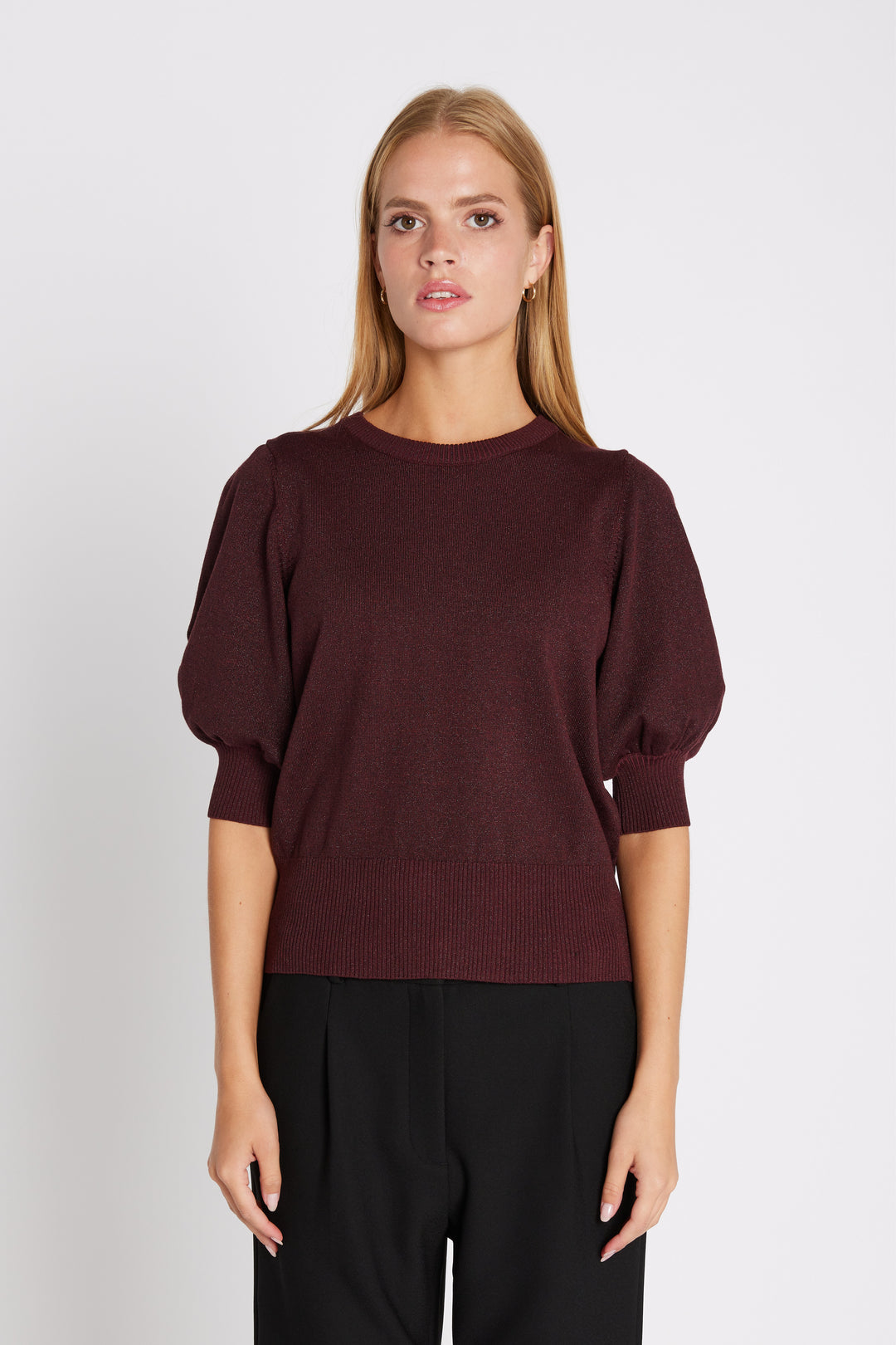 Rue de Femme RDFSorrel strik KNITWEAR, LIGHT 306 Wine