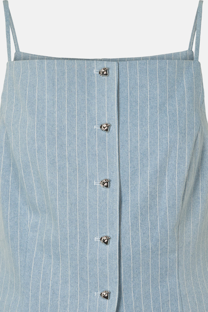 Rue de Femme RDFTaiska top TOPS 200 Blue denim