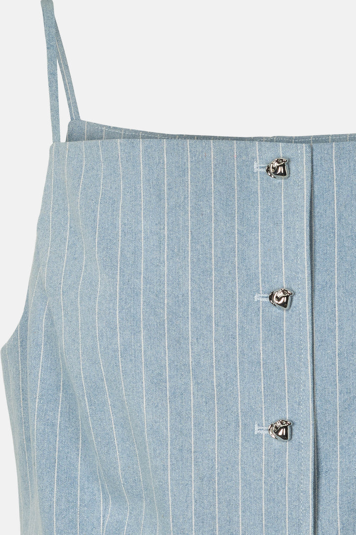 Rue de Femme RDFTaiska top TOPS 200 Blue denim