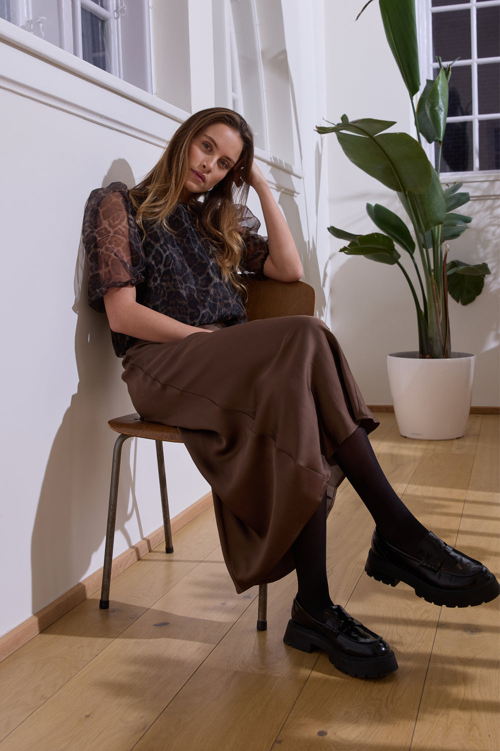 Rue de Femme RDFTallulah bluse BLOUSE 197 Brown sugar