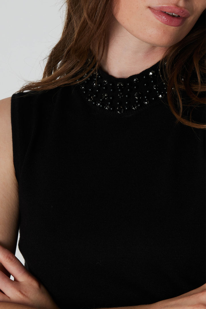 Rue de Femme RDFTirsa strik top KNITWEAR Sort