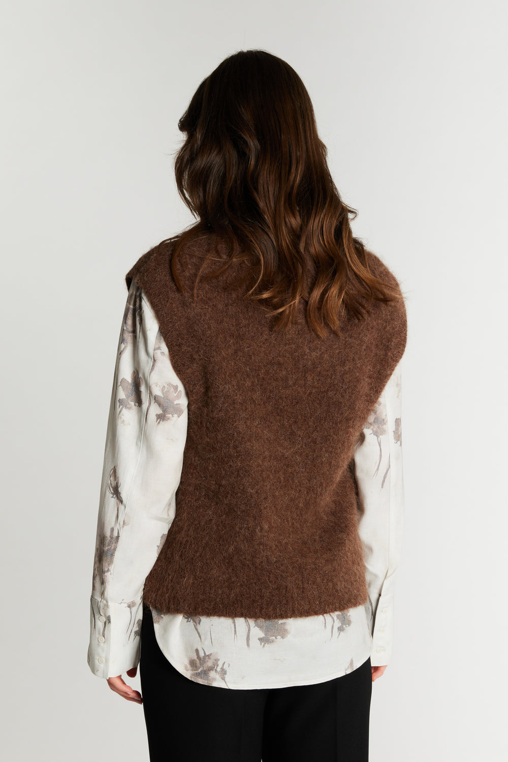 Rue de Femme RDFVala strik vest KNITWEAR 194 Chocolat