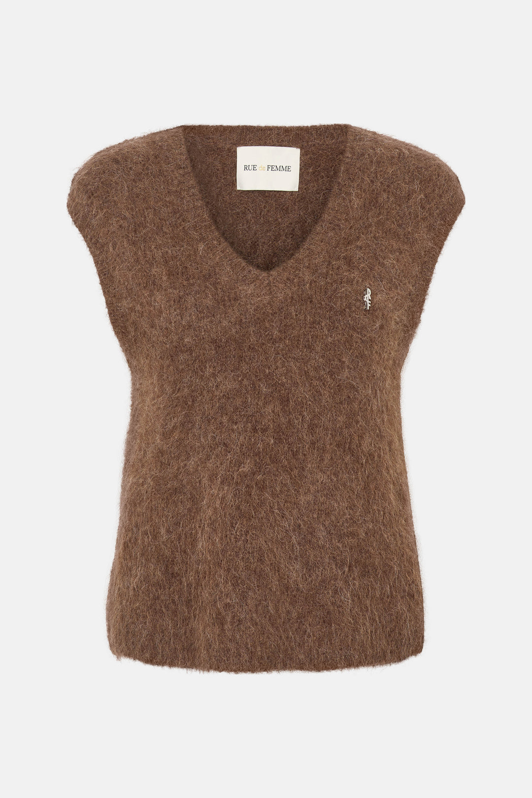 Rue de Femme RDFVala strik vest KNITWEAR 194 Chocolat