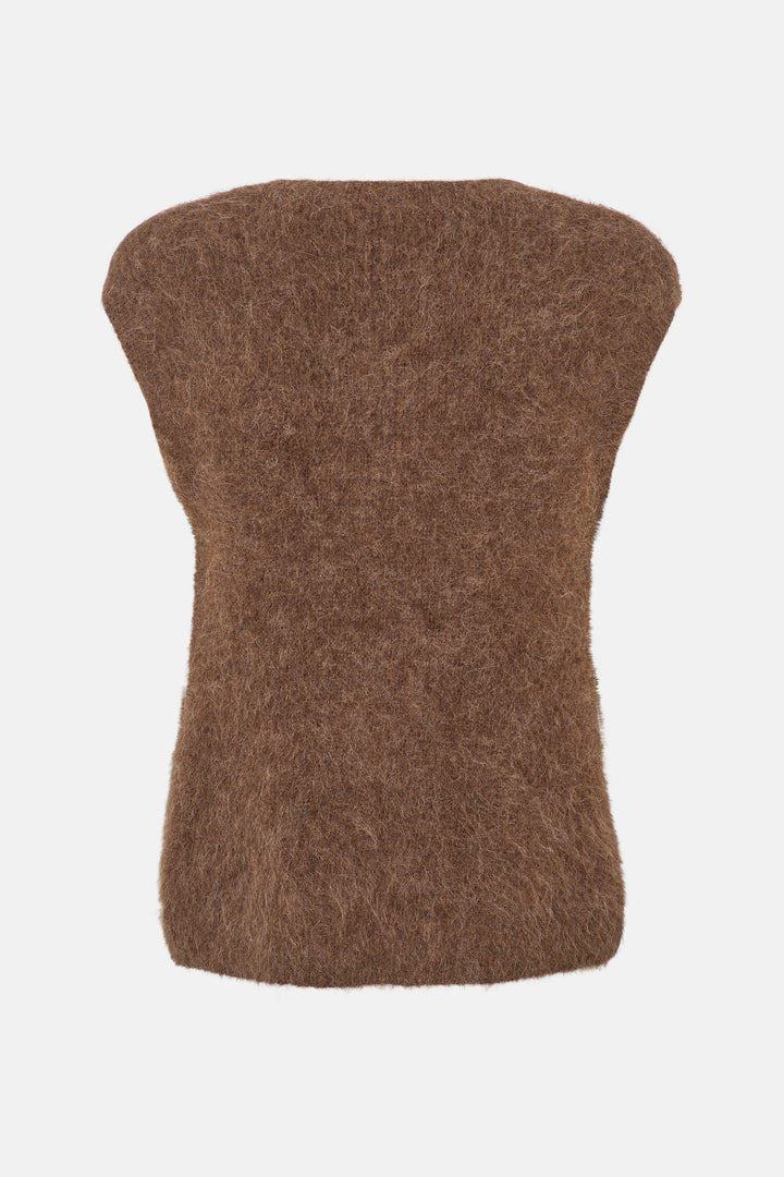 Rue de Femme RDFVala strik vest KNITWEAR 194 Chocolat