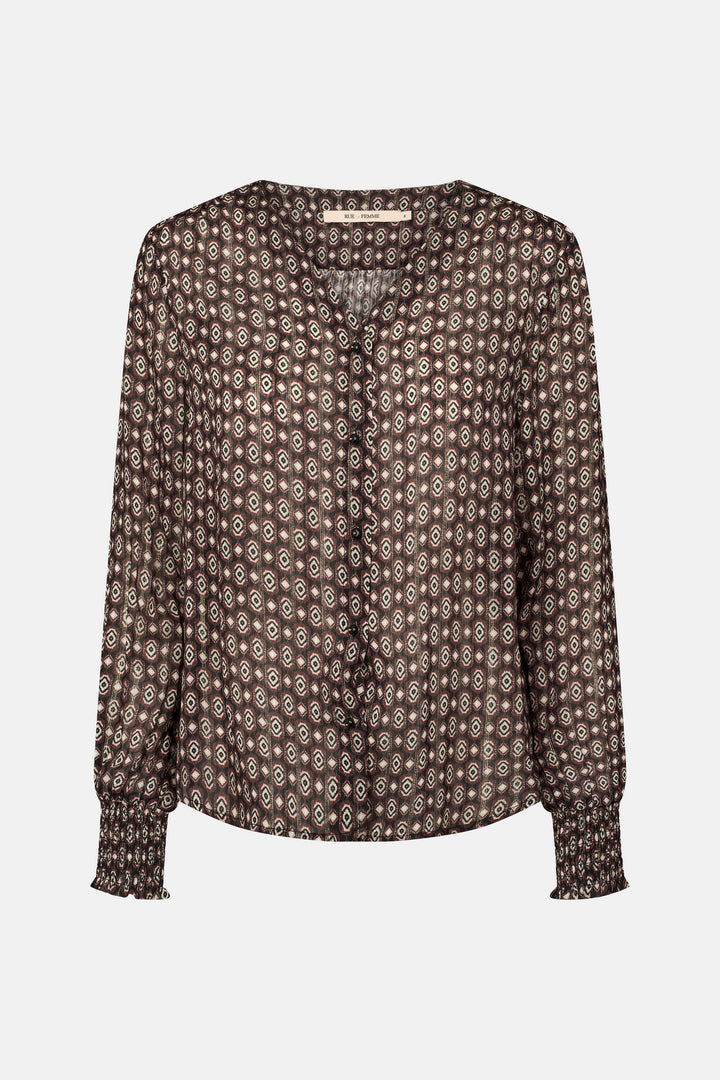 Rue de Femme RDFVeda skjorte SHIRTS 306 Wine