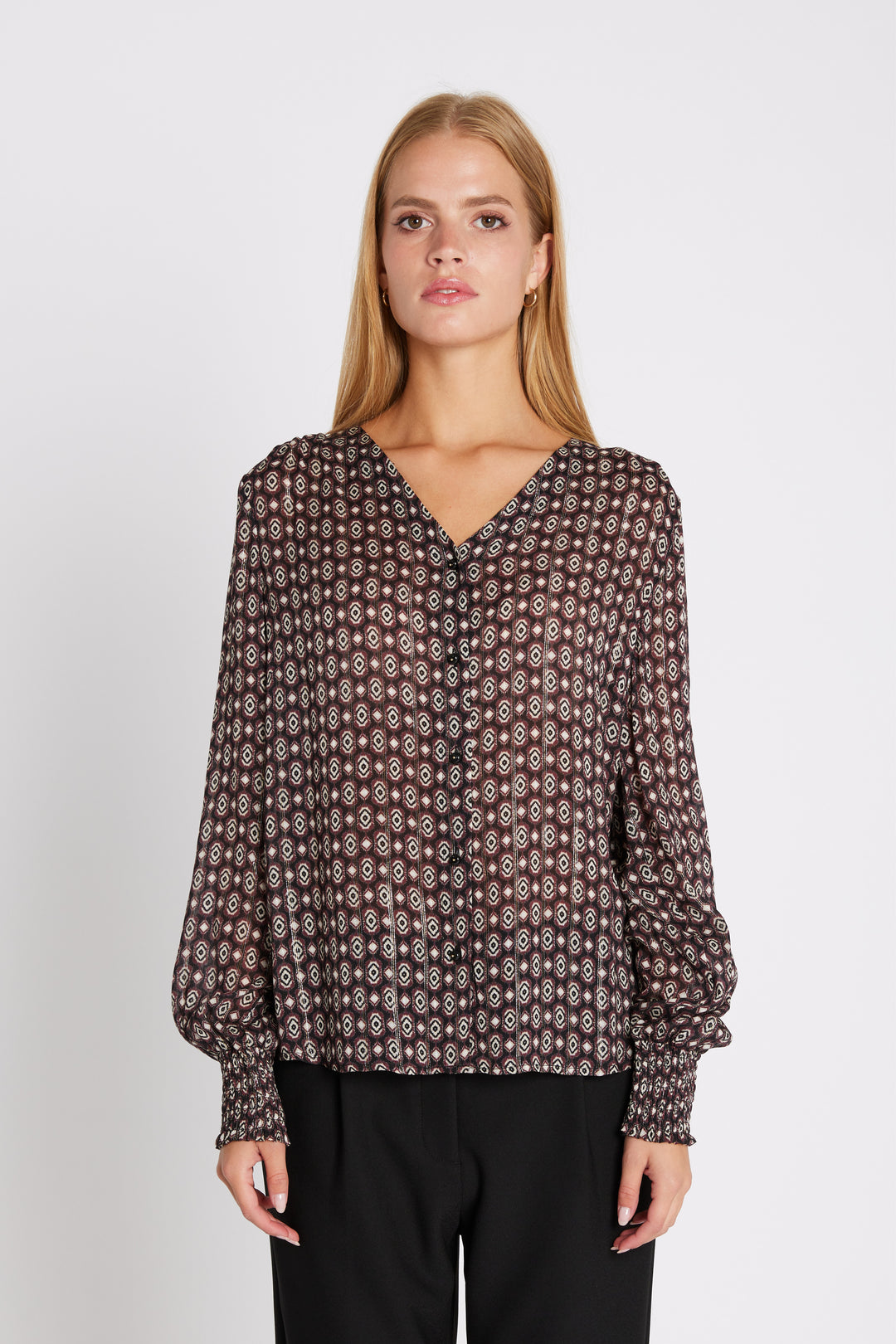 Rue de Femme RDFVeda skjorte SHIRTS 306 Wine