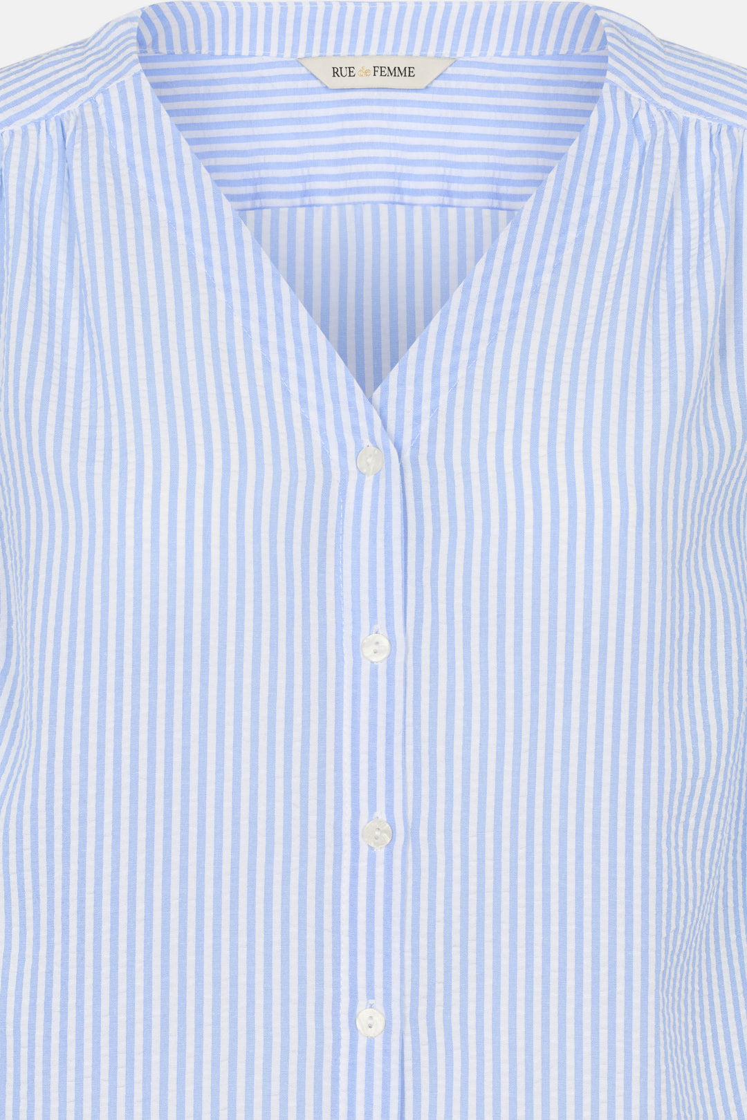 Rue de Femme RDFVeda skjorte SHIRTS 270 Blue stone