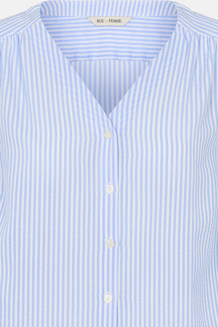 Rue de Femme RDFVeda skjorte SHIRTS 270 Blue stone