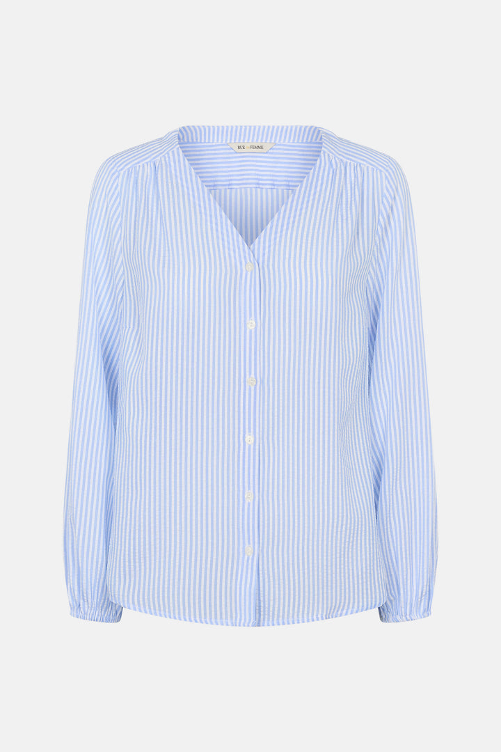 Rue de Femme RDFVeda skjorte SHIRTS 270 Blue stone