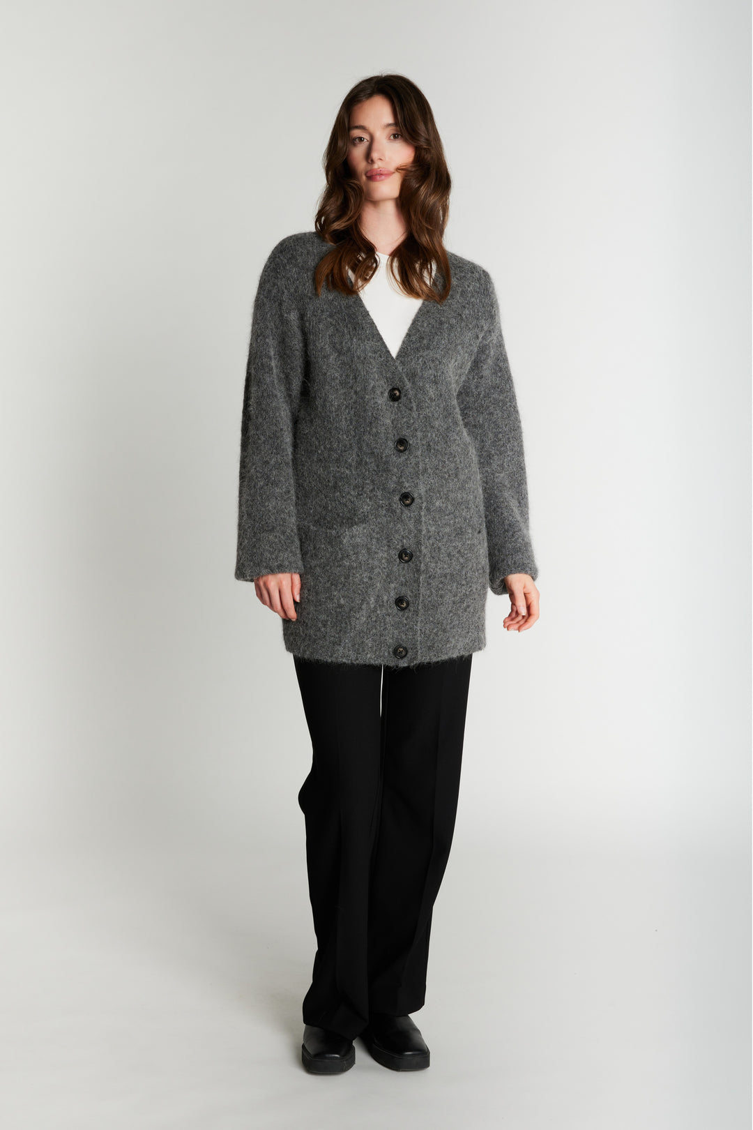 Rue de Femme RDFVivi strik cardigan KNITWEAR 431 Dark Rock