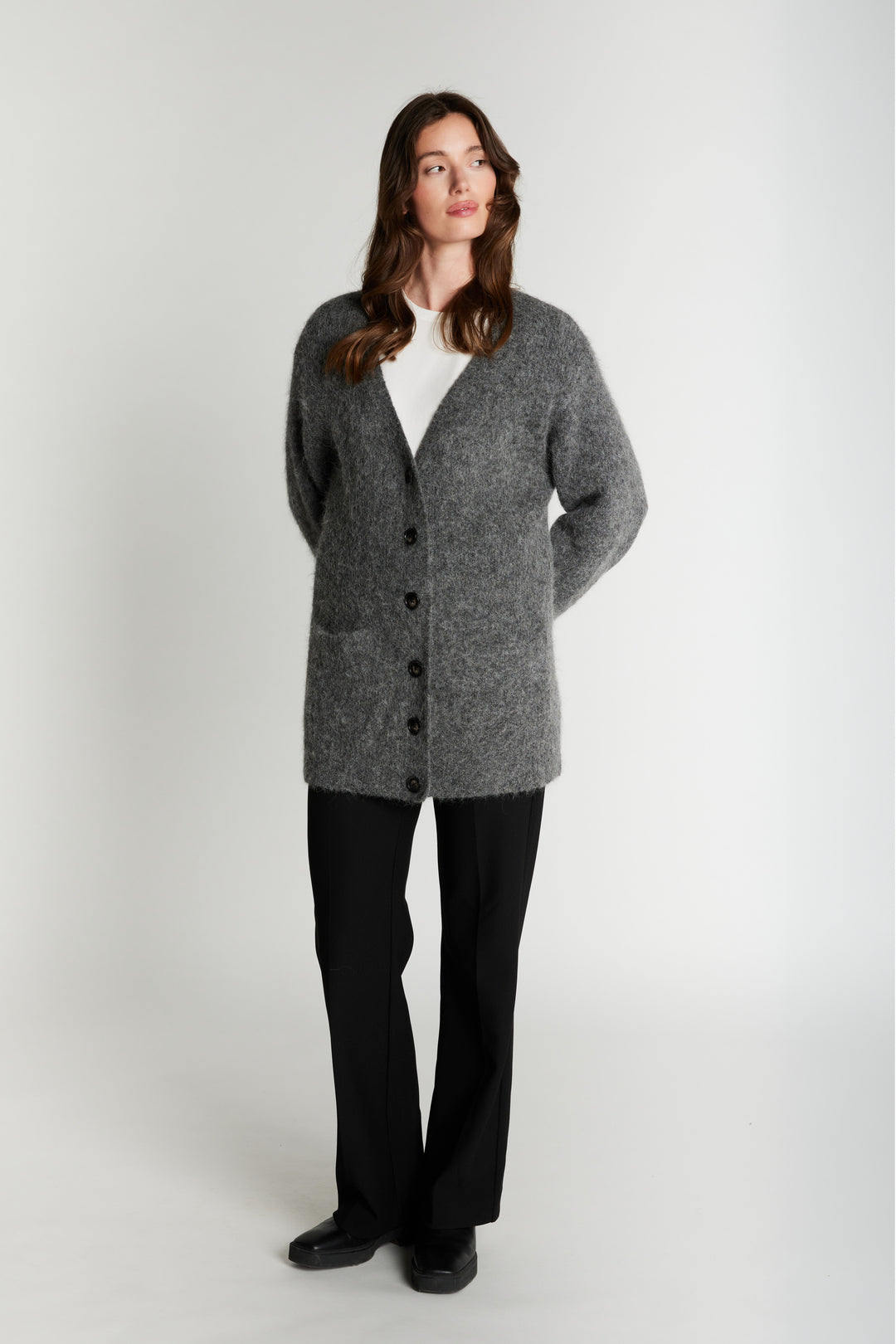 Rue de Femme RDFVivi strik cardigan KNITWEAR 431 Dark Rock