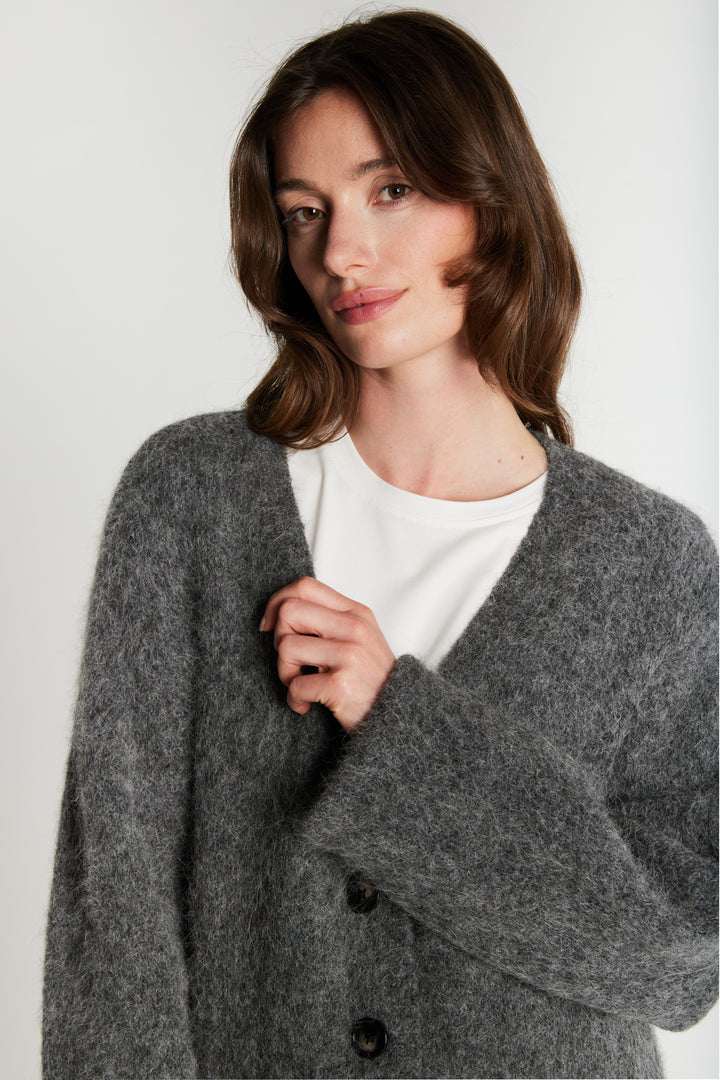 Rue de Femme RDFVivi strik cardigan KNITWEAR 431 Dark Rock