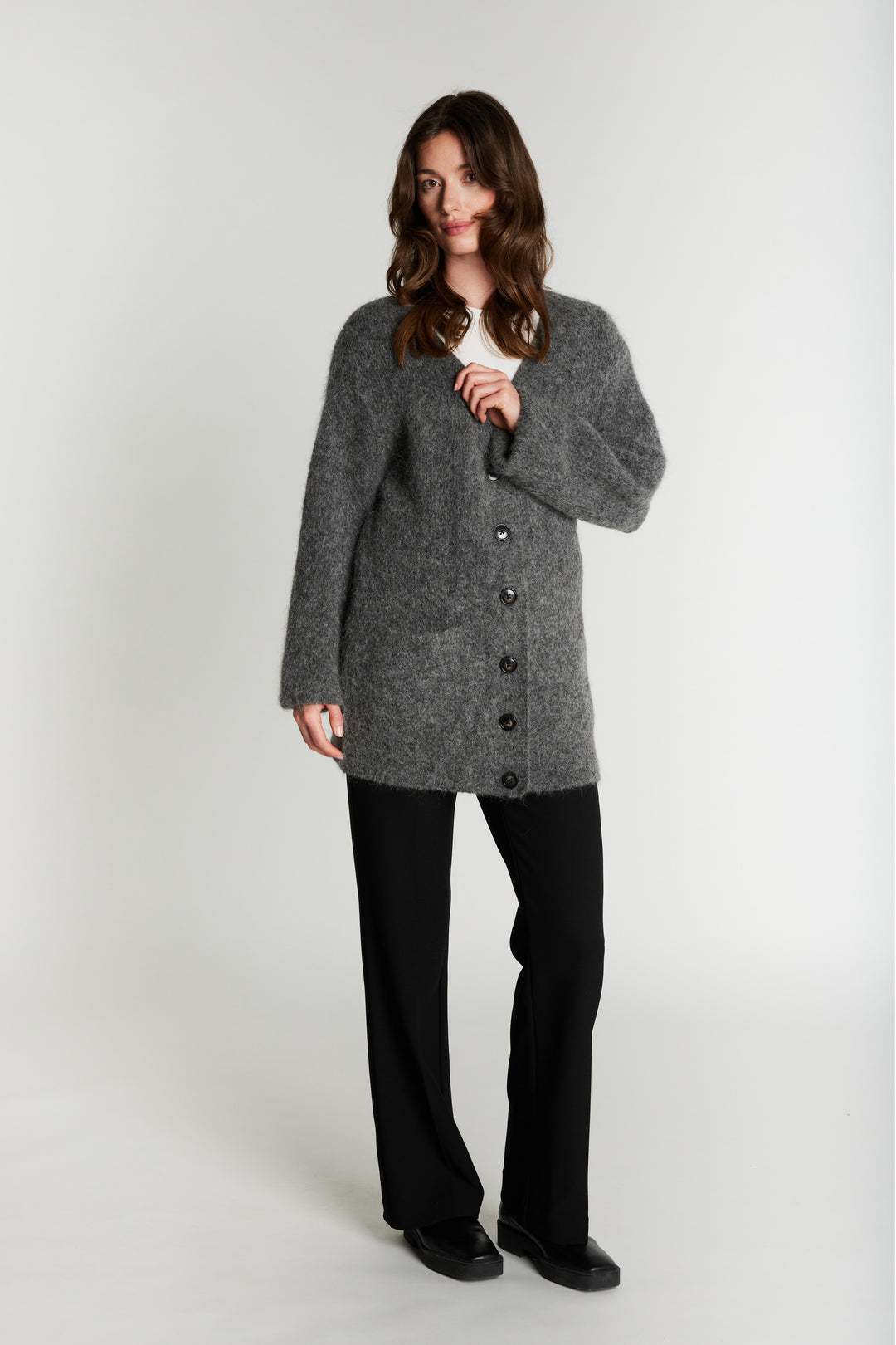 Rue de Femme RDFVivi strik cardigan KNITWEAR 431 Dark Rock