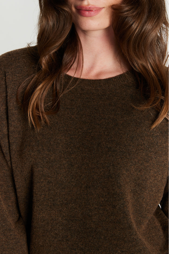 Rue de Femme RDFWrenna strik kjole KNITWEAR 194 Chocolat