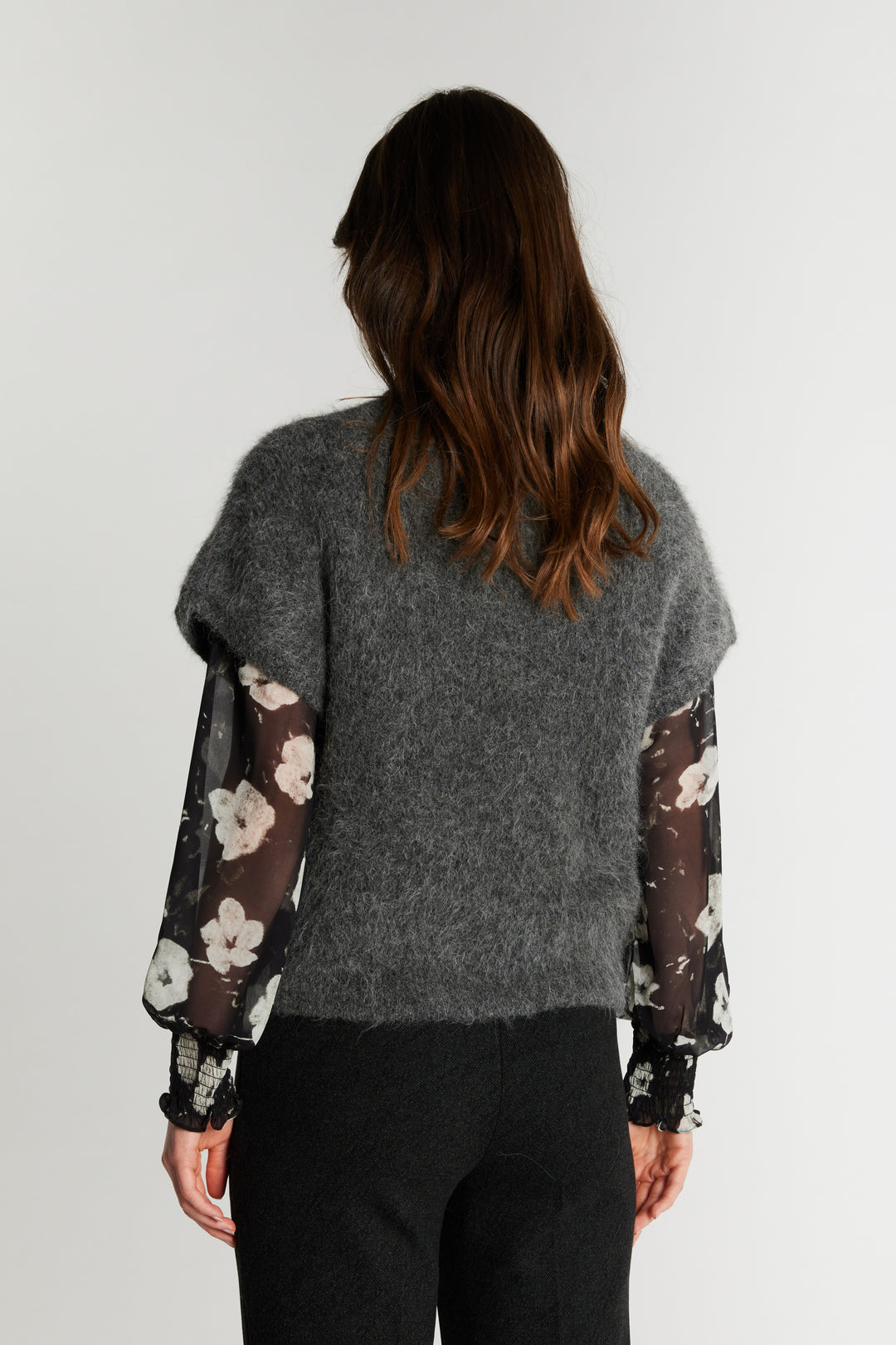 Rue de Femme RDFYana strik vest KNITWEAR 431 Dark Rock