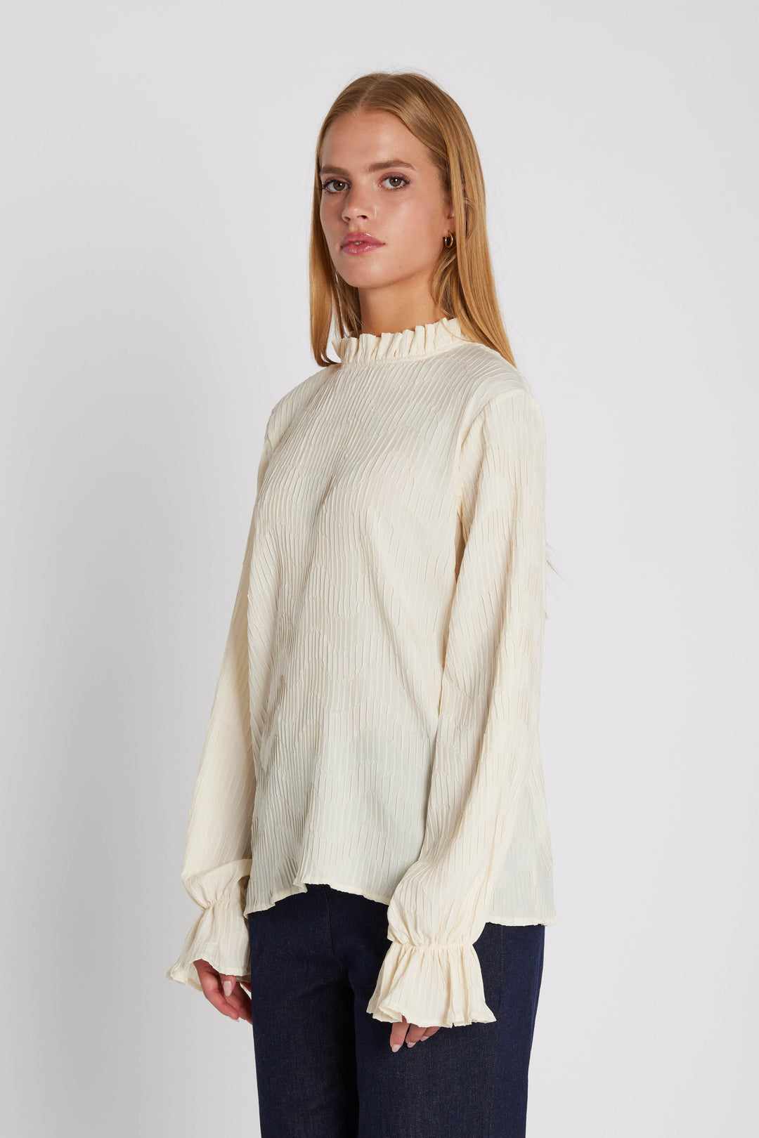 Rue de Femme RDFYelena bluse BLOUSE 02 Off white