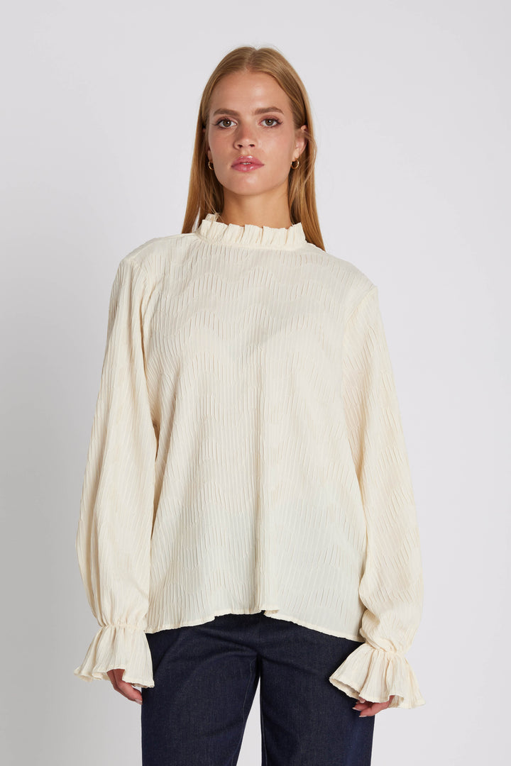 Rue de Femme RDFYelena bluse BLOUSE 02 Off white