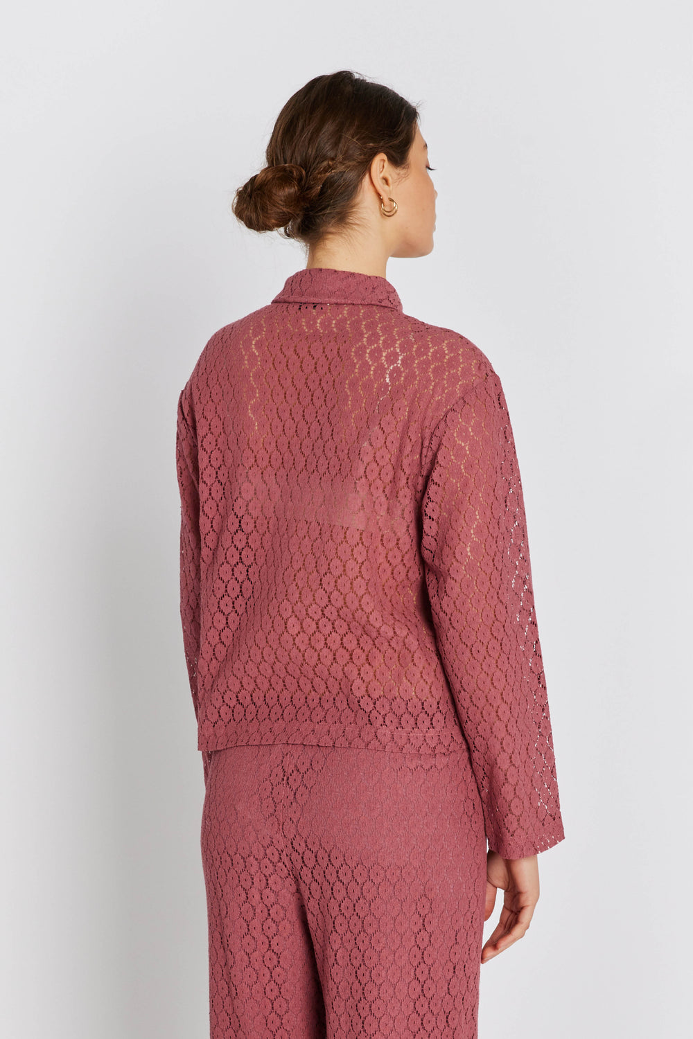 Rue de Femme RDFYvette skjorte SHIRTS 363 Deep plum