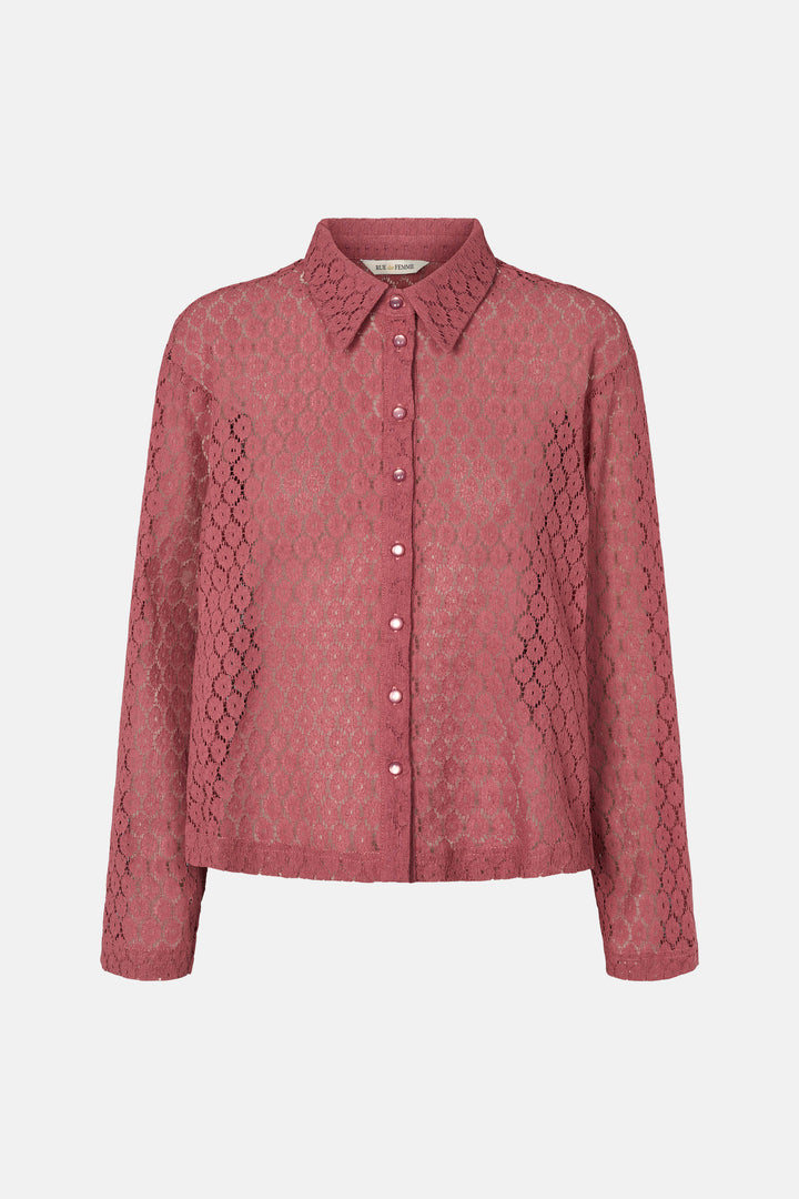Rue de Femme RDFYvette skjorte SHIRTS 363 Deep plum