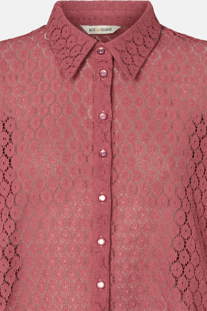 Rue de Femme RDFYvette skjorte SHIRTS 363 Deep plum