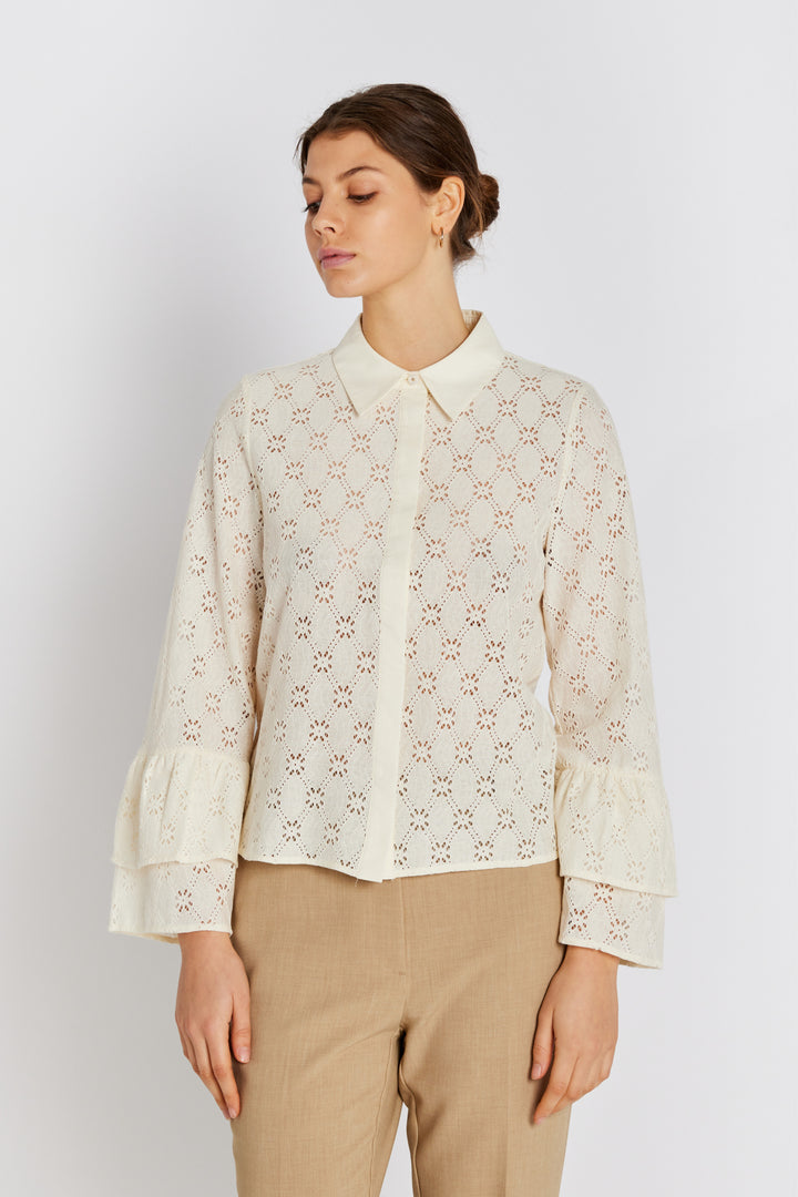 Rue de Femme RDFZaria skjorte SHIRTS 02 Off white