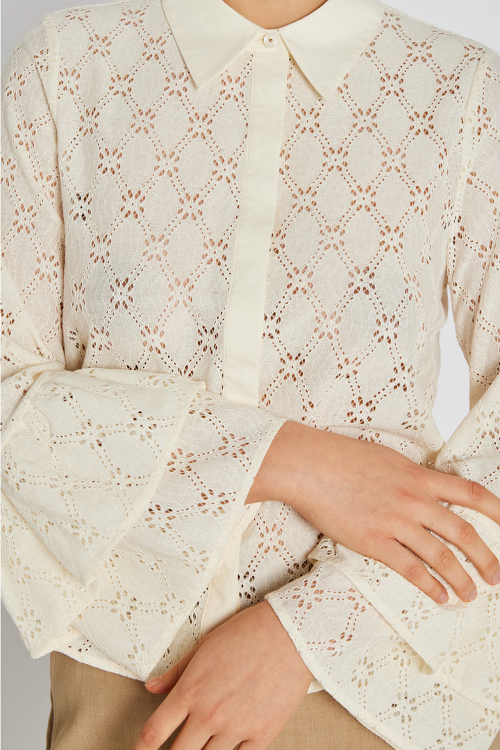 Rue de Femme RDFZaria skjorte SHIRTS 02 Off white