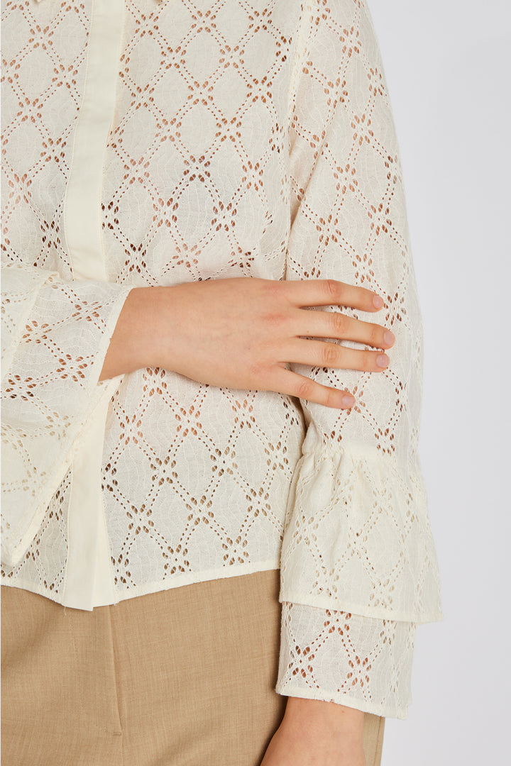 Rue de Femme RDFZaria skjorte SHIRTS 02 Off white