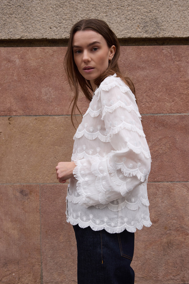 Rue de Femme RDFZaylee skjorte SHIRTS 02 Off white