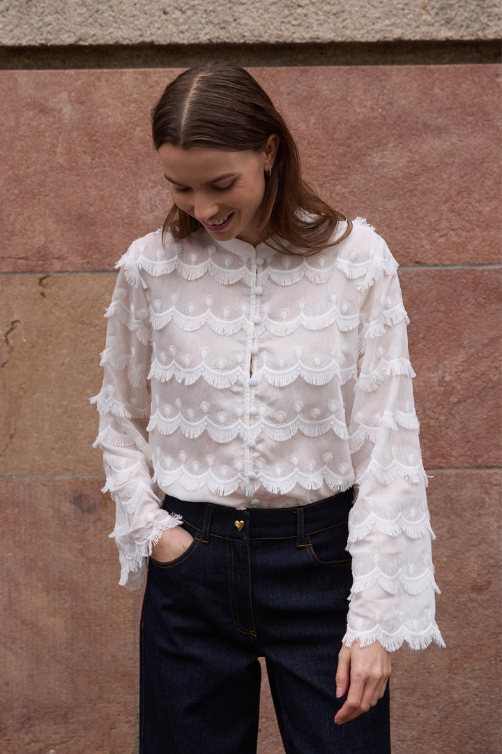 Rue de Femme RDFZaylee skjorte SHIRTS 02 Off white