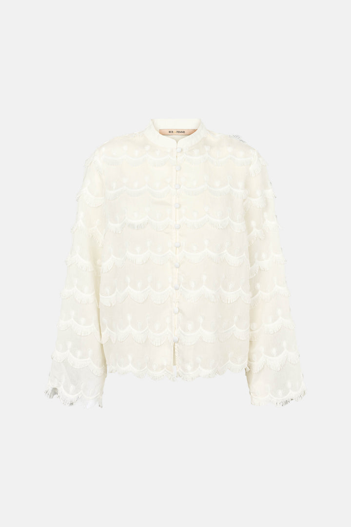 Rue de Femme RDFZaylee skjorte SHIRTS 02 Off white