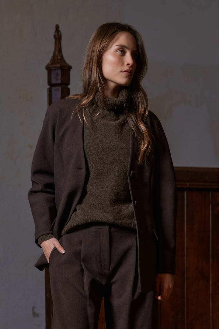 Rue de Femme RDFZelda strik KNITWEAR 194 Chocolat