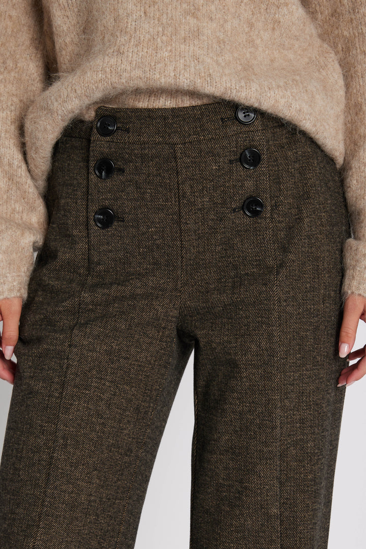 Rue de Femme RDFZoeyWide bukser TROUSERS 197 Brown sugar