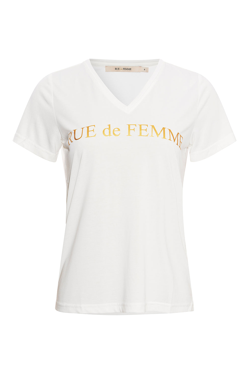 Rue de Femme Rie v-neck tee RdF T-SHIRTS 02 Off white