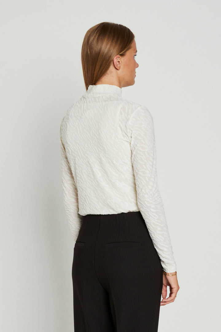 Rue de Femme Roll Neck Bluse BLOUSE 02 Off white