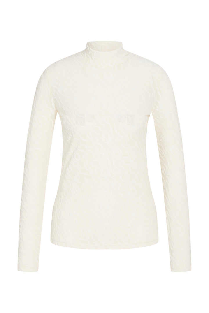 Rue de Femme Roll Neck Bluse BLOUSE 02 Off white