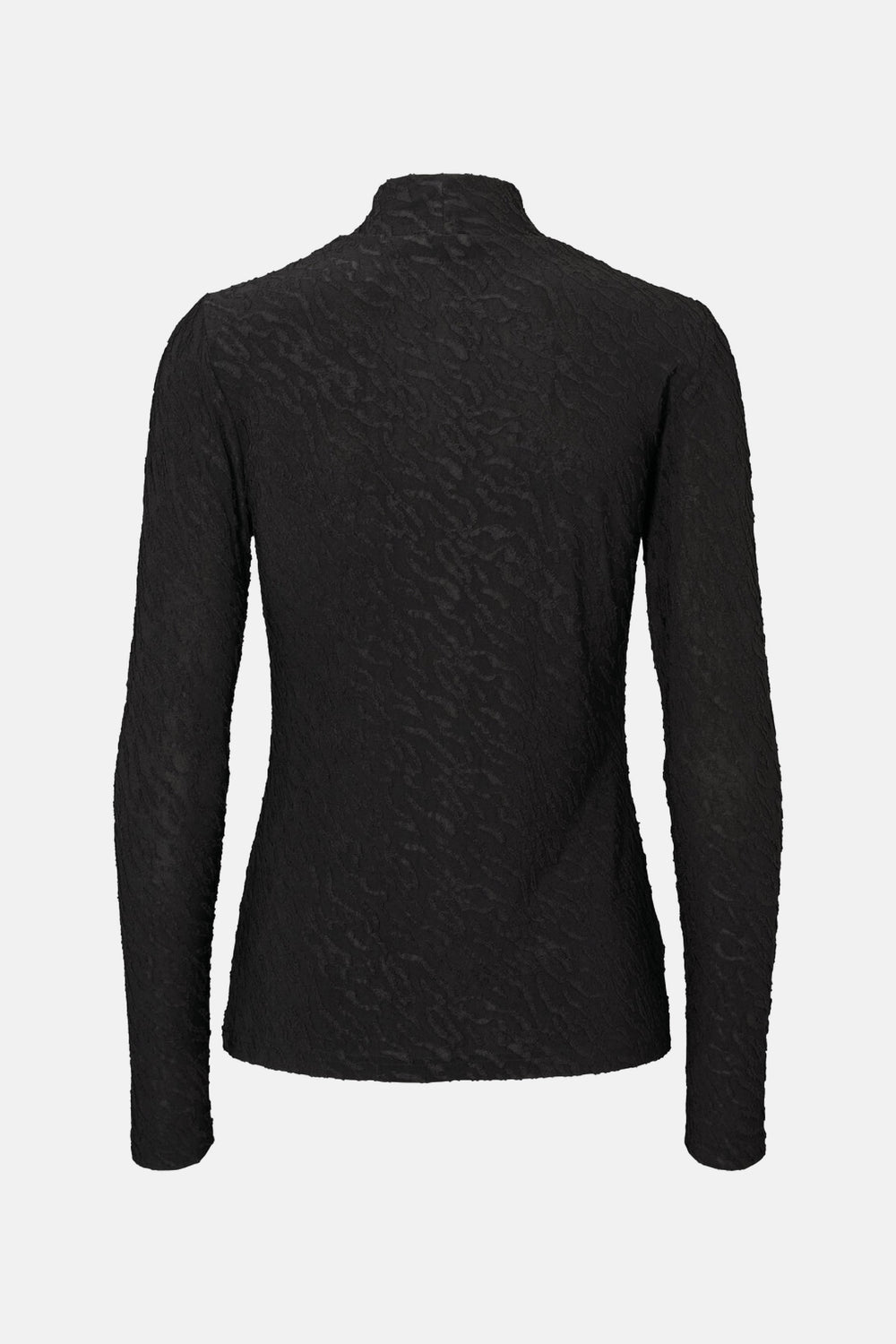Rue de Femme Roll Neck Bluse BLOUSE Sort