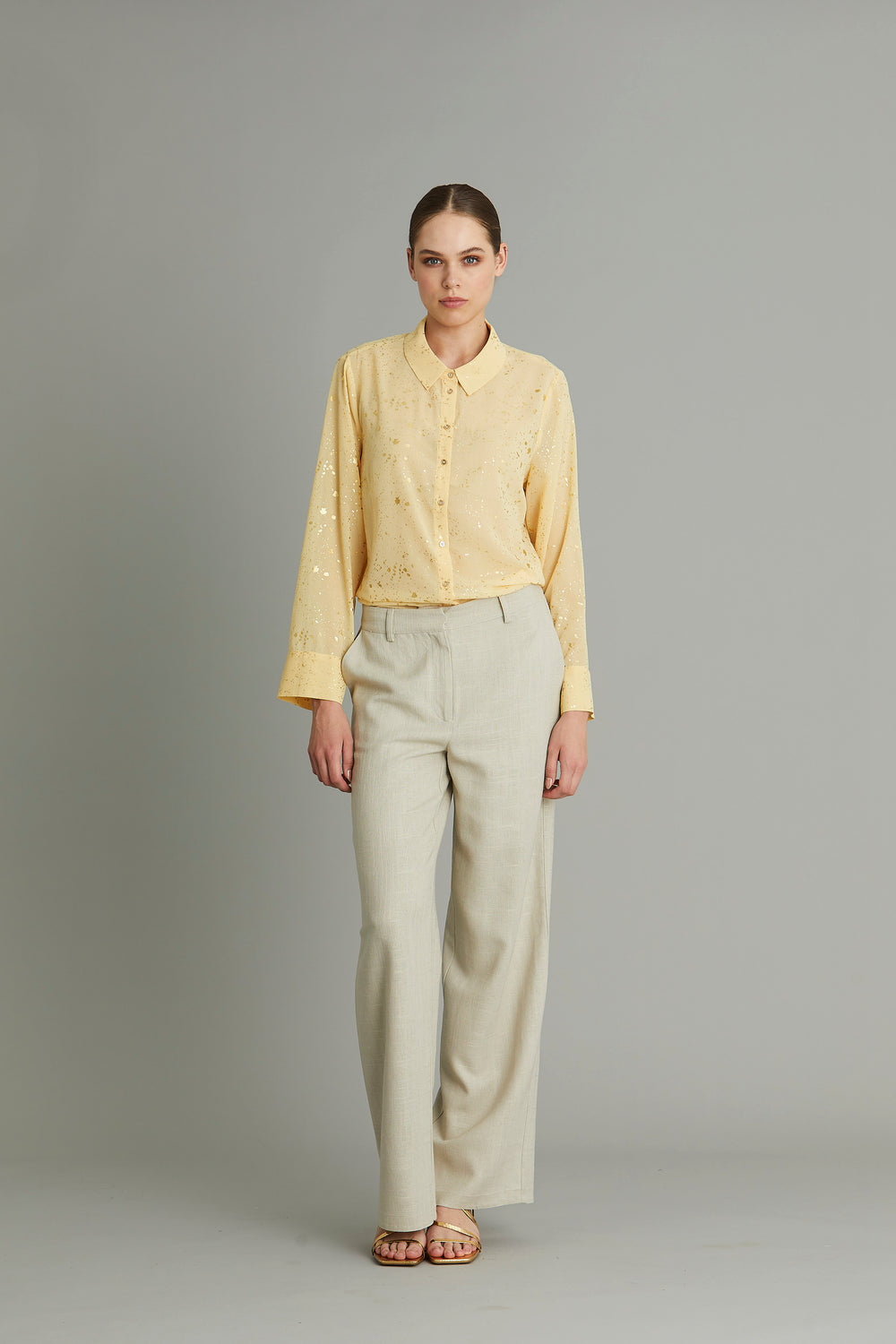 Rue de Femme Shivani shirt RdF SHIRTS 716 Mellow yellow