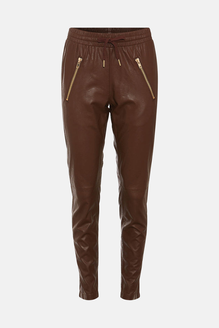 Rue de Femme Skin Fatale, guld TROUSERS 137 Chestnut