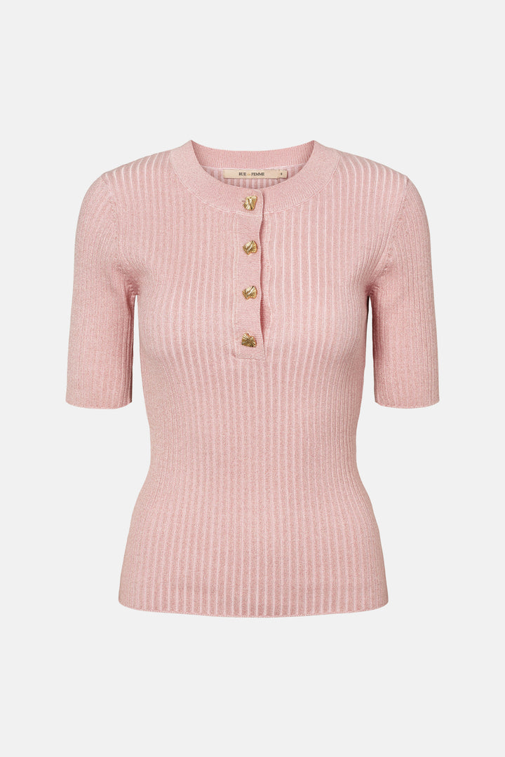 Rue de Femme Softy Fennec strik KNITWEAR, LIGHT 368 Salmon rose