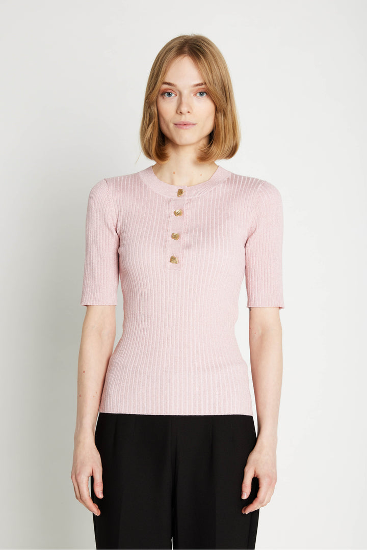 Rue de Femme Softy Fennec strik KNITWEAR, LIGHT 368 Salmon rose